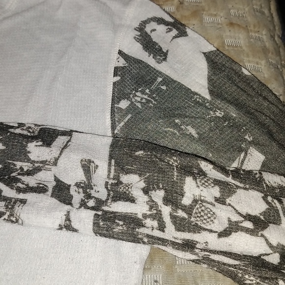 NWOT MD B.A.B. MADE IN USA Pop Art Dangerous Ladies Form Fit Top - Picture 6 of 7